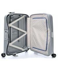 Vali Samsonite S cure size cabin (màu bạc) made in EU