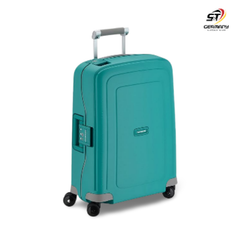 Vali Samsonite S cure size cabin (màu xanh ngọc) nội địa Đức made in EU