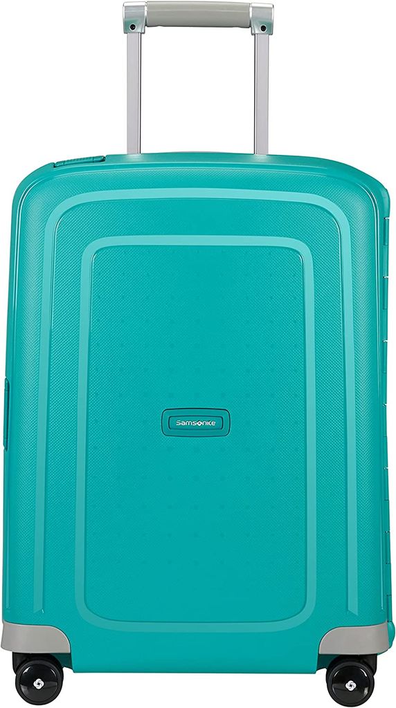 Vali Samsonite S cure size cabin (màu xanh ngọc) made in EU