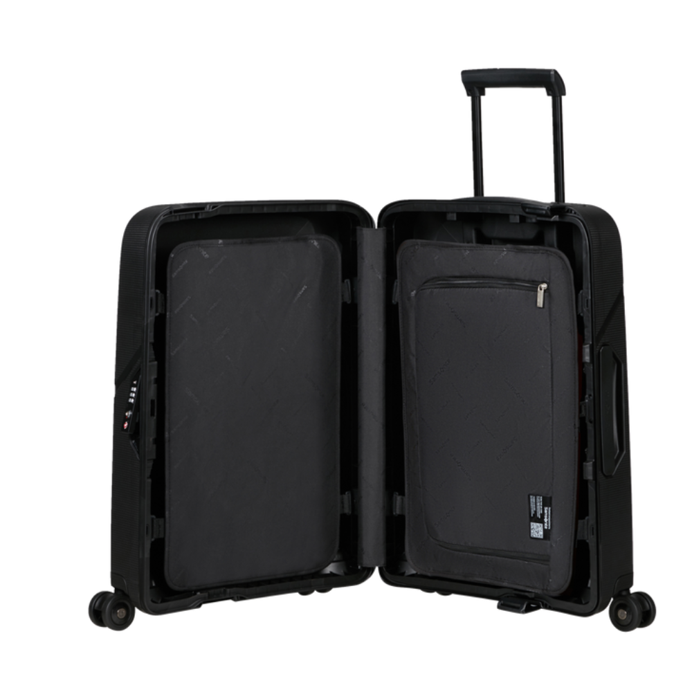 Vali Samsonite Magnum Eco Spinner size cabin (màu đen) made in EU