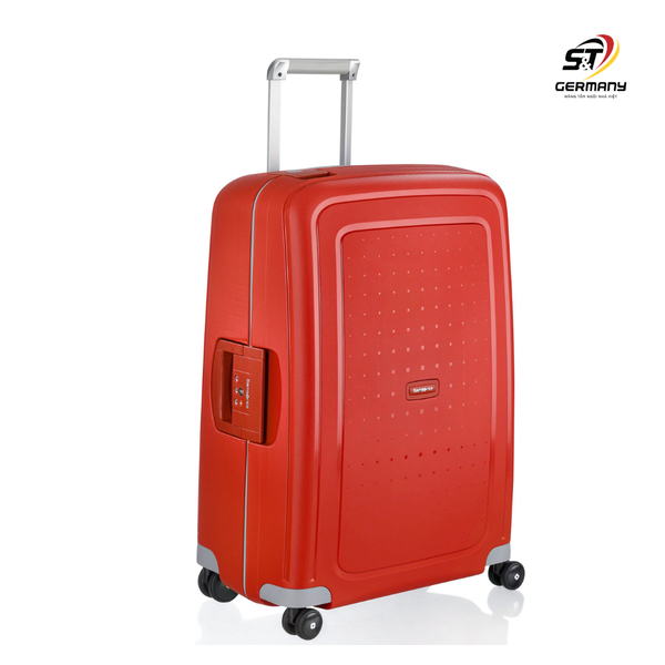 Vali Samsonite S cure size 28 (màu đỏ) made in EU