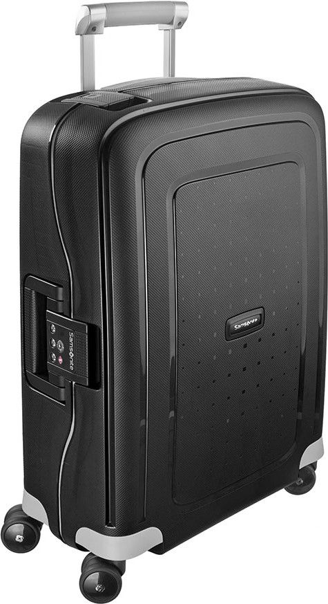 Vali Samsonite S cure size cabin (màu đen) nội địa Đức made in EU