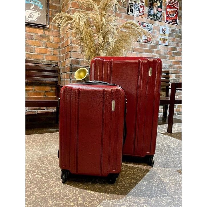 Valy samsonite carbon đỏ