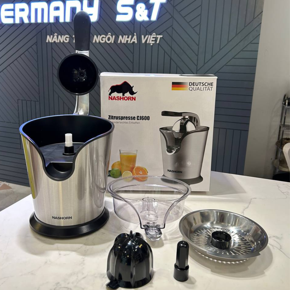 Vắt cam cần đẩy NASHORN CJ600 Germany