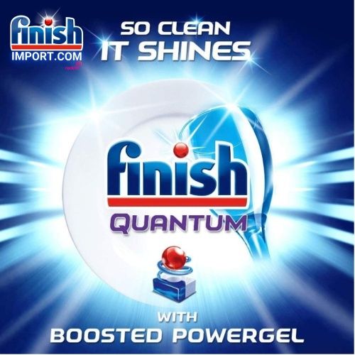 Viên Rửa Chén Bát Finish Quantum Túi xanh 60 Viên nội địa Đức