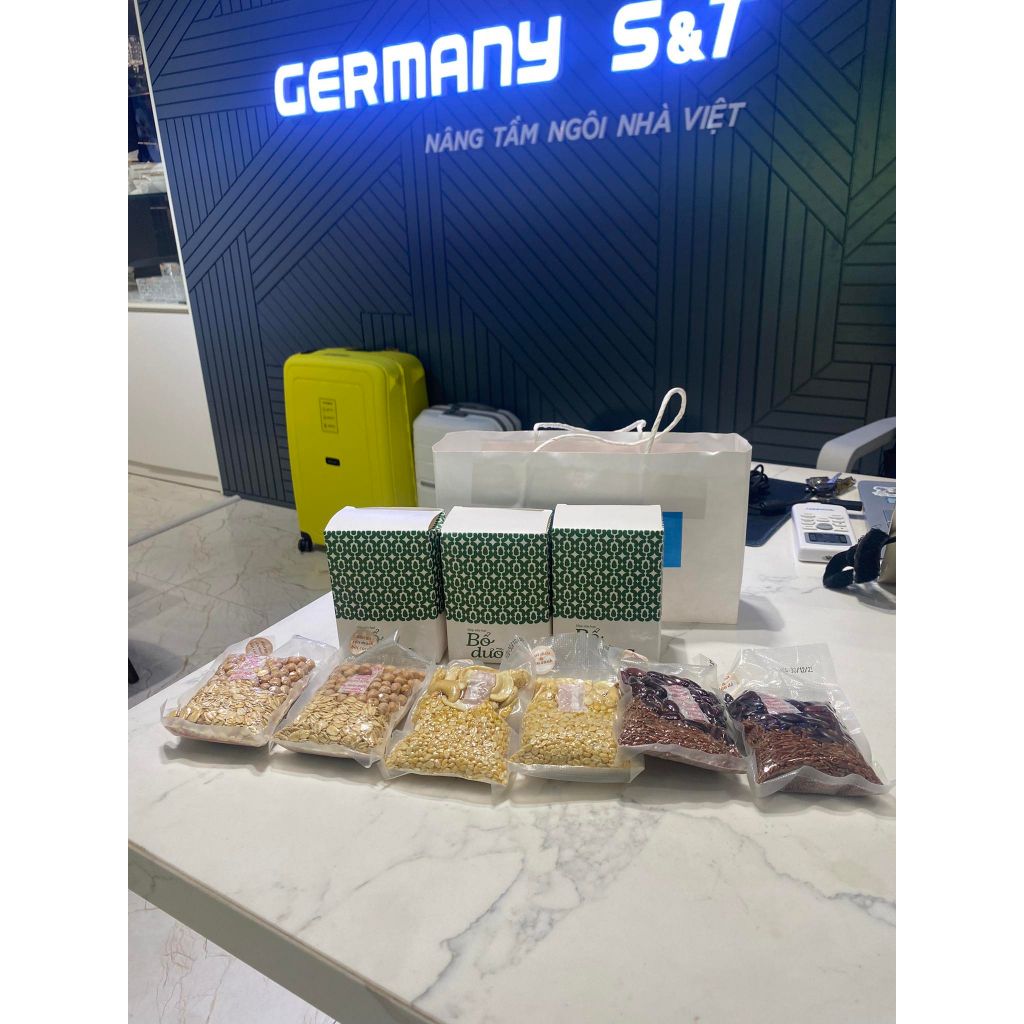 Set 2 túi hạt dinh dưỡng nấu sữa hạt Germany S&T