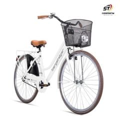 Xe đạp nữ Bergsteiger Cityrad (màu trắng)