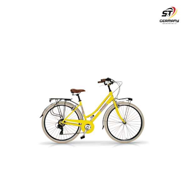 Xe đạp Retro Donna Alluminio Giallo màu xanh vàng chanh