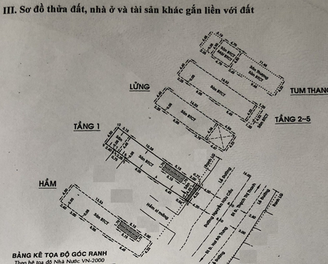 mặt tiền đường Nguyễn Hữu Cầu, ngay chợ Tân Định, DT 4.5x25, 1 hầm, 6 tầng, giá 43 tỷ