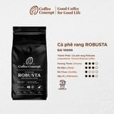  Cà phê rang ROBUSTA gói 1000G (dùng cho kinh doanh) 