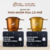  Phin pha cà phê màu Vàng Ánh Kim 
