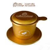 Phin pha cà phê màu Vàng Ánh Kim 