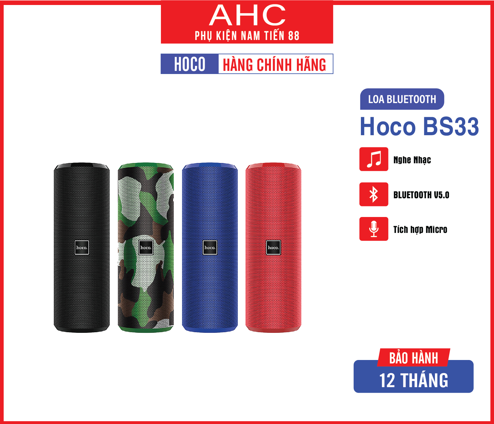 Loa Bluetooth Hoco BS33