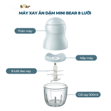  Máy Xay Ăn Dặm 8 Lưỡi Bear GR-B03V8 