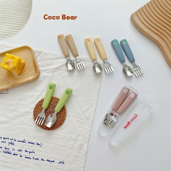  Muỗng Inox Coco Bear (đôi) 