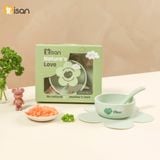  Bát Hoa Kèm Thìa Silicon Nature's Love Misan 