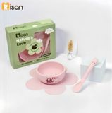  Bát Hoa Kèm Thìa Silicon Nature's Love Misan 