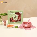  Bát Hoa Kèm Thìa Silicon Nature's Love Misan 