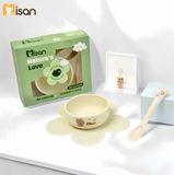  Bát Hoa Kèm Thìa Silicon Nature's Love Misan 