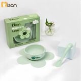  Bát Hoa Kèm Thìa Silicon Nature's Love Misan 