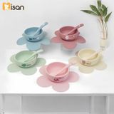  Bát Hoa Kèm Thìa Silicon Nature's Love Misan 