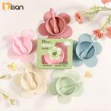  Bát Hoa Kèm Thìa Silicon Nature's Love Misan 