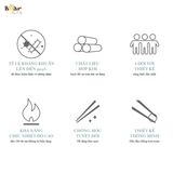  Đũa Ăn Cao Cấp Kháng Khuẩn CX-E0102 