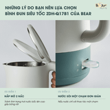  Ấm Siêu Tốc 1,7L Bear ZDH-Q17B1 