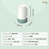  Ấm Siêu Tốc 1,7L Bear ZDH-Q17B1 