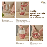  Máy Xay Ăn Dặm 0.6L Bear QSJ-D02Q1 