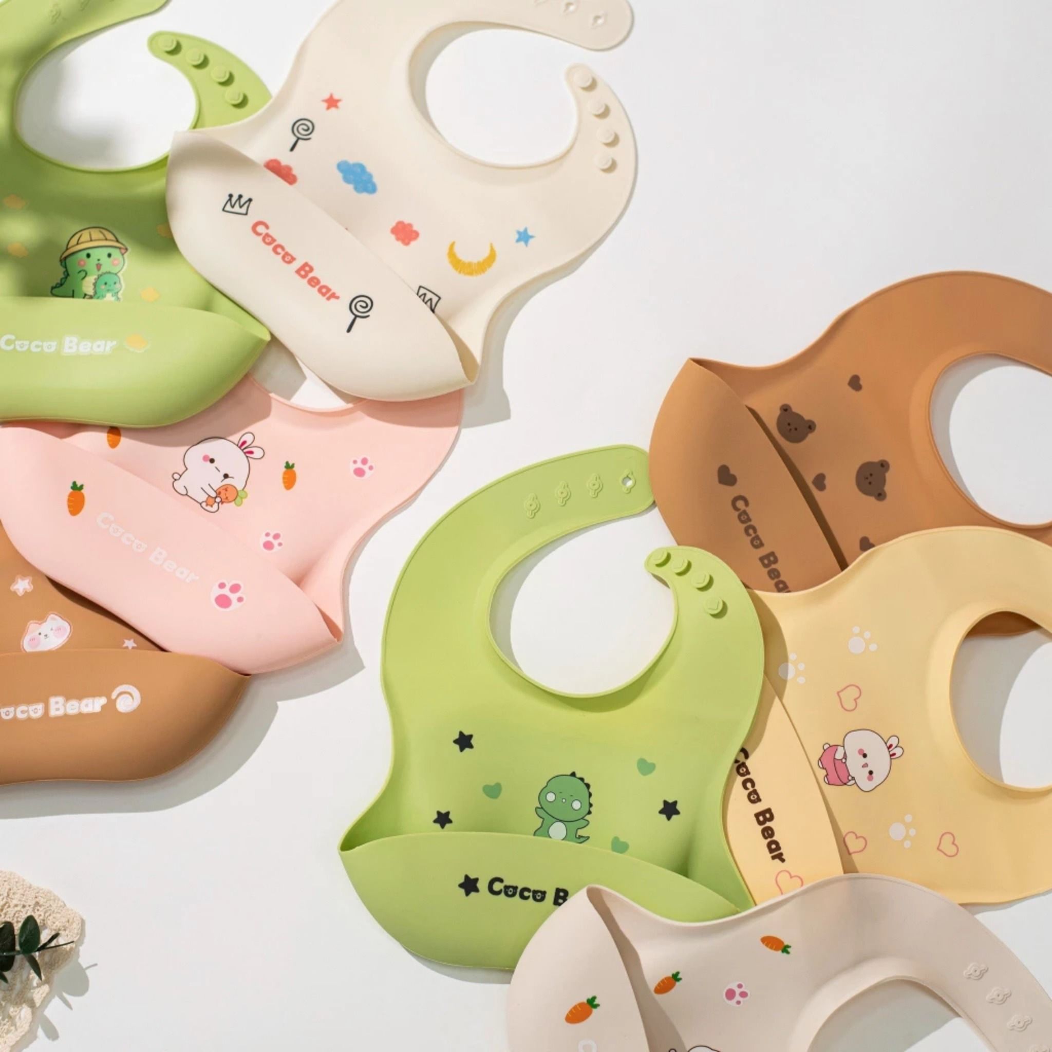  Yếm Ăn Dặm Coco Bear 