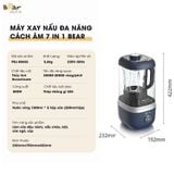  Máy Xay Nấu Sữa Hạt Đa Năng Bear PBJ-B06S2 
