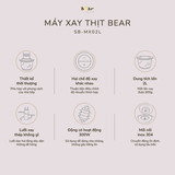  Máy Xay Thịt 2L Bear SB-MA02L 