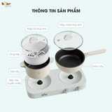  Bếp Điện Đôi Đa Năng Bear SB-BD02N 