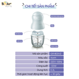  Máy Xay Ăn Dặm Bear 0.3L GR-B03V2 