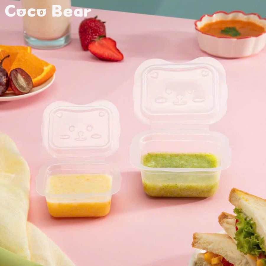  Hộp Nhựa Đựng Thức Ăn Coco Bear 