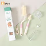  Cọ Bình Silicon Misan 4 Chi Tiết (Thêm Đế Cắm) 