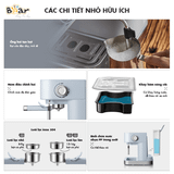  Máy Pha Cà Phê Gia Đình – Máy Pha Cà Phê Espresso Tự Động Bear CF-B15V1 
