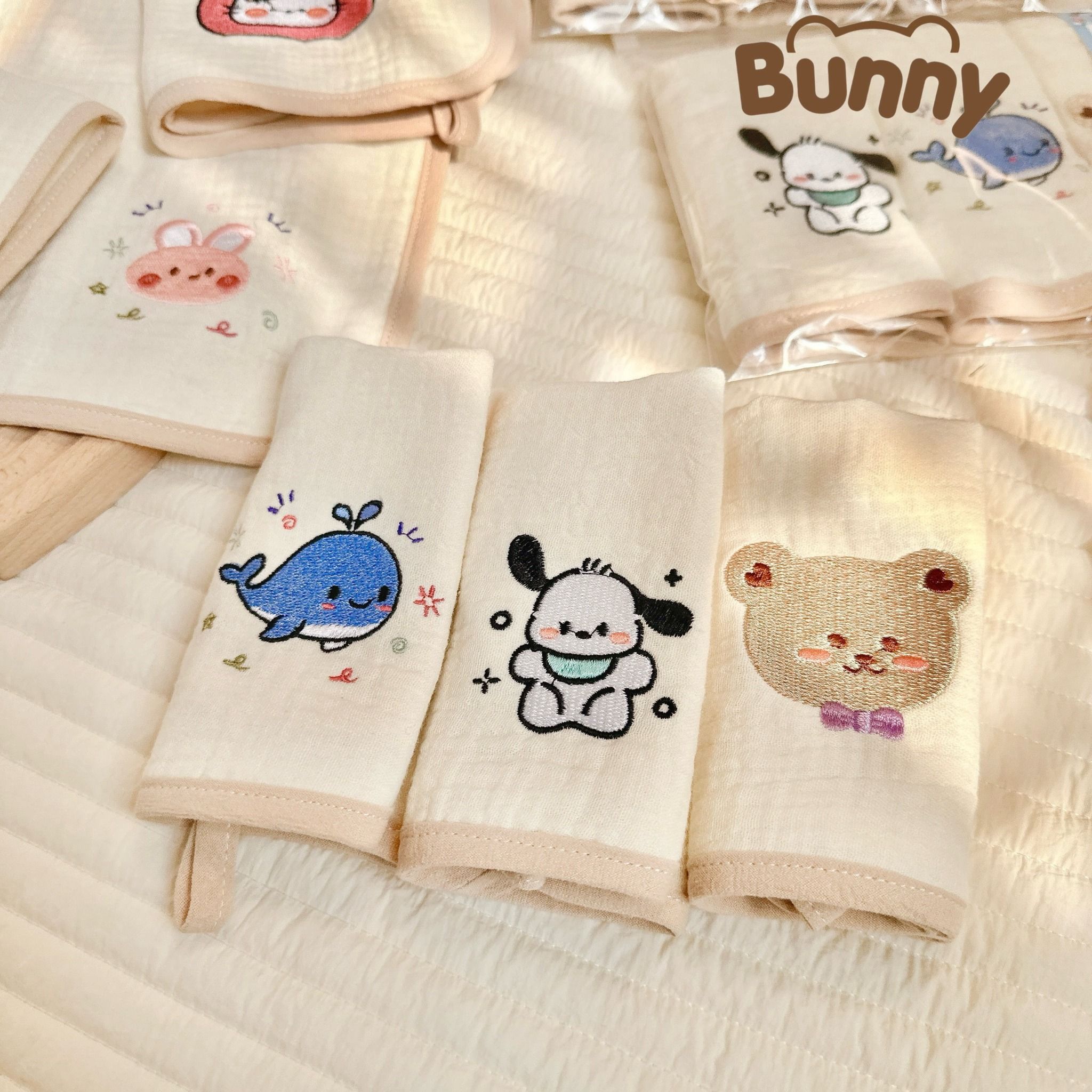  Set 3 Khăn Sữa Bunny 