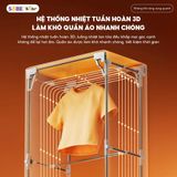  Tủ Sấy Quần Áo Bear PCD-4H12G 