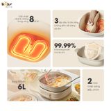  Nồi Lẩu 2 Ngăn Đa Năng Bear SB-NL60U 