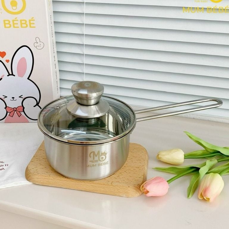  Quánh Bột Inox Mumbebe 16cm (không xửng) 