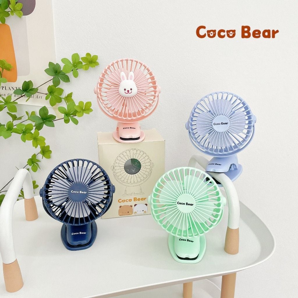  Quạt Tích Điện Coco Bear 