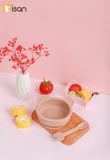 Bát Gấu Silicone Kèm Thìa Misan 