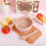  Bát Gấu Silicone Kèm Thìa Misan 