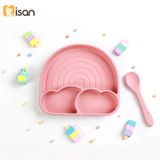  Khay Silicone Cầu Vồng Kèm Thìa Misan 