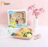  Khay Silicone Khủng Long Misan (Kèm Thìa Dĩa KL) 