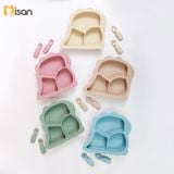  Khay Silicone Khủng Long Misan (Kèm Thìa Dĩa KL) 