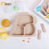  Khay Silicone Khủng Long Misan (Kèm Thìa Dĩa KL) 