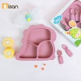 Khay Silicone Khủng Long Misan (Kèm Thìa Dĩa KL) 